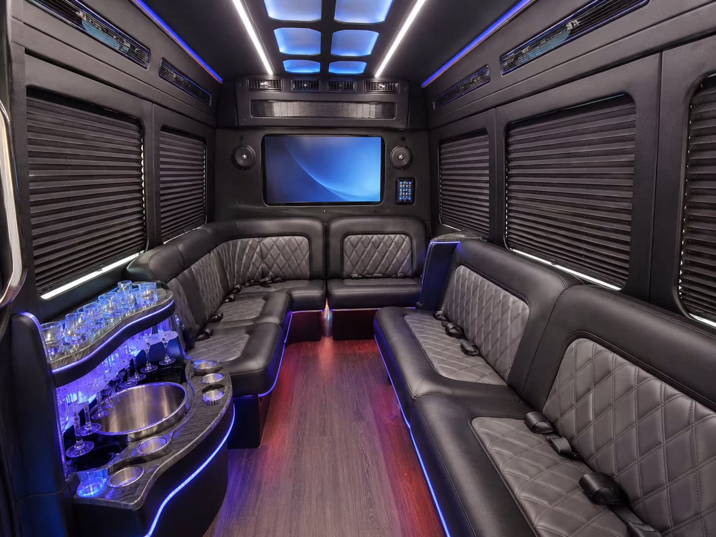 killeen party bus interior
